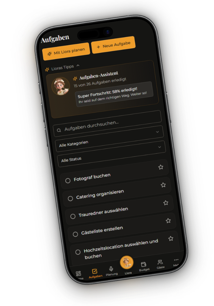 TraumtagHelden Aufgaben-Ansicht