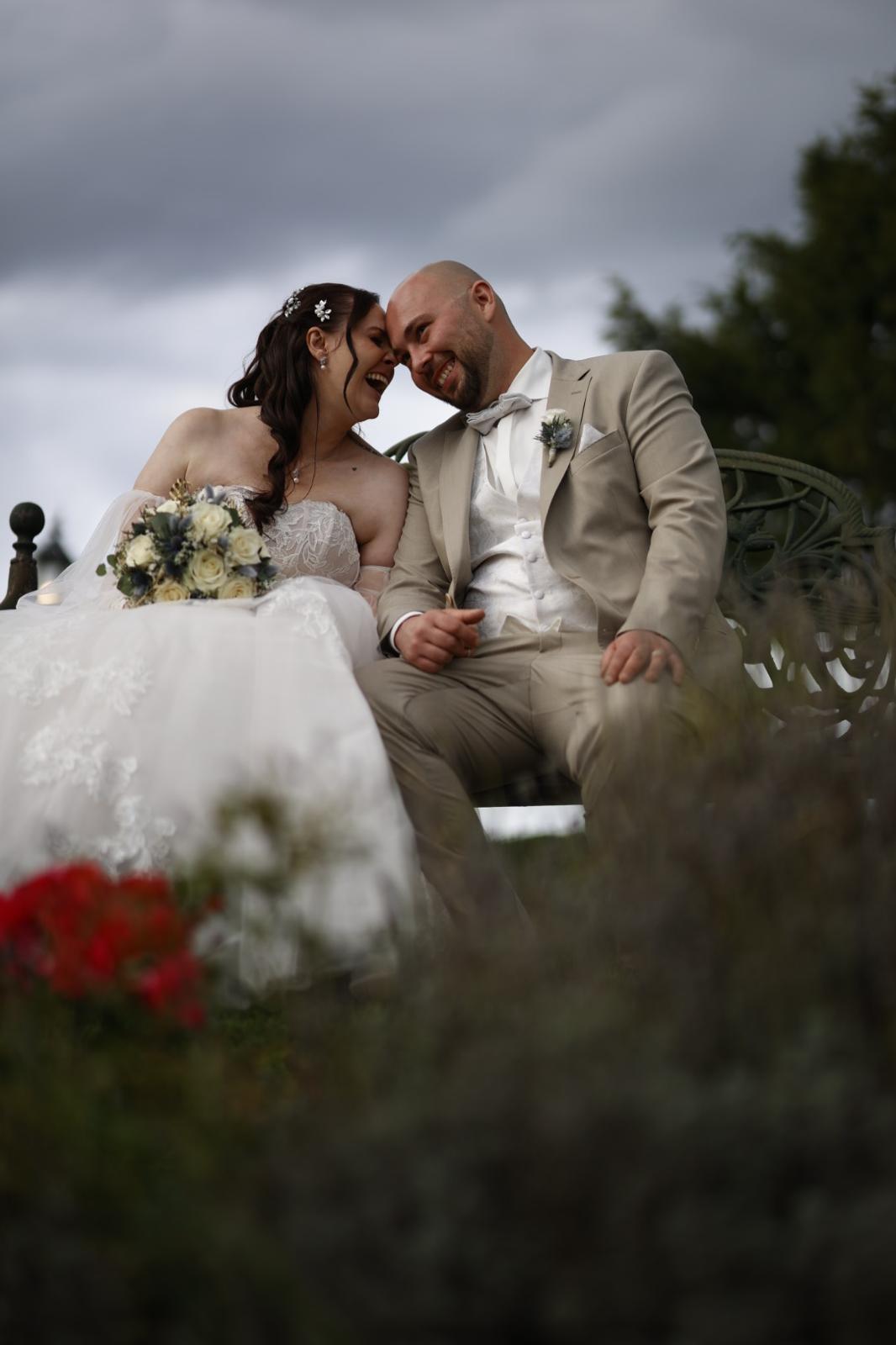 Sven und Ivana an ihrem Hochzeitstag
